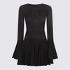 BLUMARINE BLUMARINE BLACK WOOL DRESS