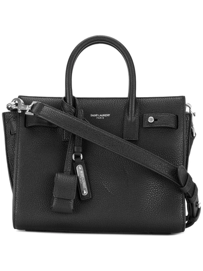 Saint Laurent Nano Sac De Jour Souple In Black