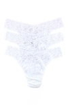 Hanky Panky 3-pack Original Rise Thong In White