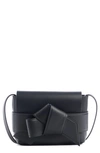 Acne Studios Musubi Bow Detail Crossbody Bag In Black