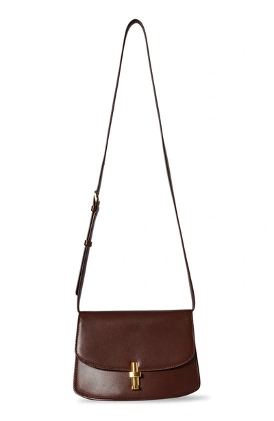 The Row Sofia 8.75 Crossbody Bag In Cherry Wood Pld