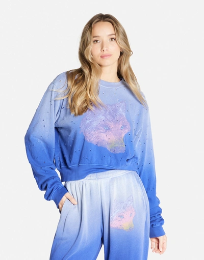 Lauren Moshi Spalding Wild Wolf In Royal Ombre
