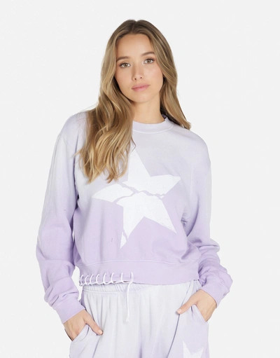 Lauren Moshi Spalding- Cracked Star In Light Purple Ombre