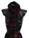 Missoni Check Wool Unisex Neck Wrap Fringes Scarf In Multi