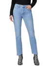 Paige Cindy Seaming Womens Ankle High Rise Straight Leg Jeans In Multi