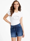 Guess Factory Eco Lucia Tee In White