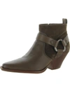 VINCE CAMUTO NENANIE WOMENS LEATHER ZIPPER ANKLE BOOTS