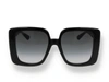 Gucci Grey Square Ladies Sunglasses Gg1314s 001 55 In Black