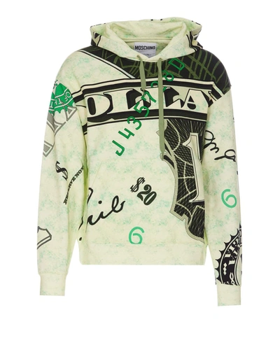Moschino Hoodie In Green