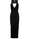 Rick Owens Cut-out Sleeveless Maxi Dress In Black