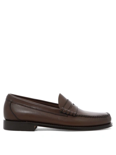 G.h. Bass & Co. G.h. Bass "weejuns Heritage Larson" Loafers In Bordeaux