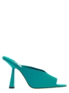 Jimmy Choo Maryanne 100mm Peep-toe Mules In Light Blue