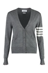 Thom Browne Cardigan In Grey