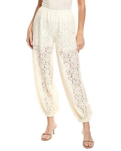 70/21 Embroidered Lace Pant In Neutral