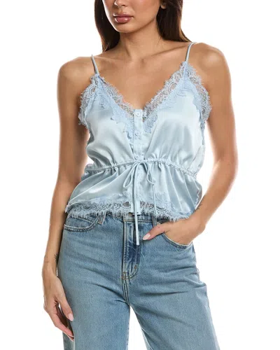 70/21 Lace Cami Top In Blue