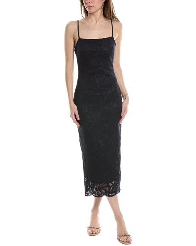 70/21 Lace Midi Dress In Black