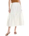 70/21 Midi Skirt In White