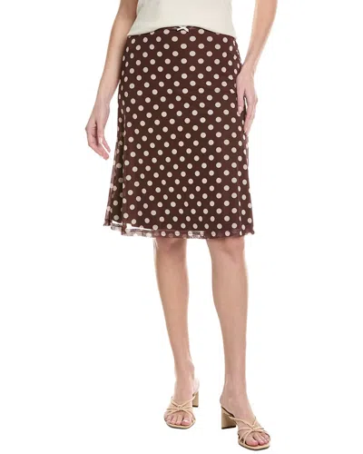 70/21 Midi Skirt In Brown