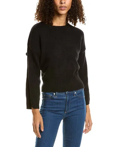 70/21 Open Sleeve Sweater In Black