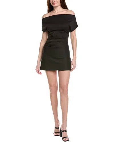 70/21 Scuba Mini Dress In Black