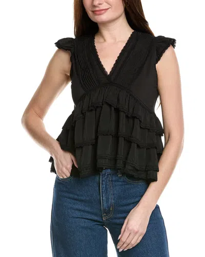 70/21 Sleeveless Top In Black