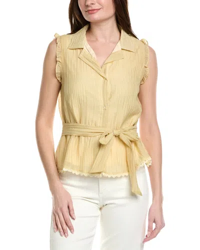 70/21 Sleeveless Top In Yellow