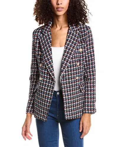 70/21 Tweed Blazer In Black