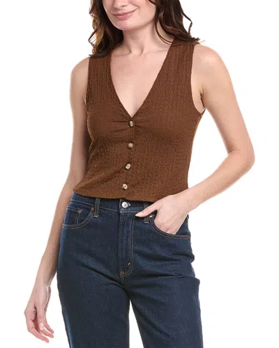 70/21 Vest In Brown