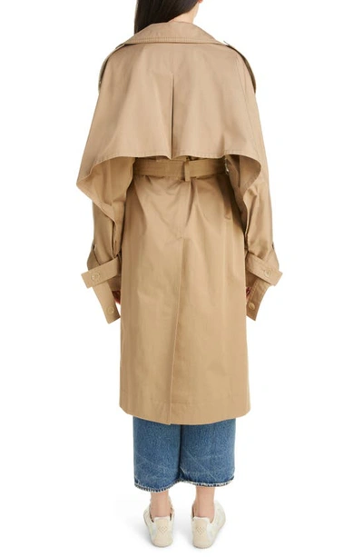 ACNE STUDIOS ODANDE COTTON STRETCH GABARDINE TRENCH COAT