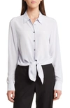 Theory Women's Self-tie Buttoned Shirt In Hydrangea - V4c