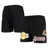 Pro Standard Black Los Angeles Lakers Mesh Capsule Shorts In Black