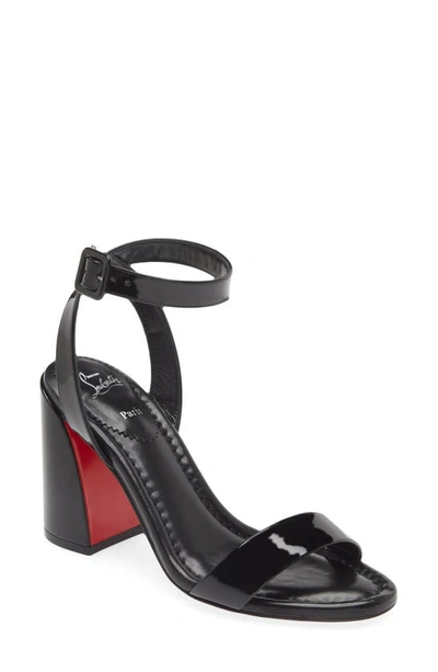 Christian Louboutin Miss Sabina Sandal In Black/ Lin Black