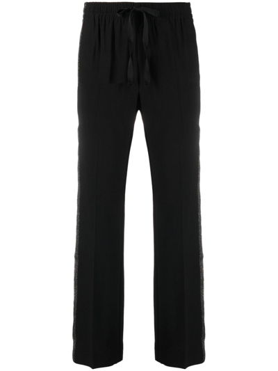 Zadig & Voltaire Side-stripe Drawstring Trousers In Black