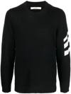 Zadig & Voltaire Kennedy Cashmere Chevron Sweater In Black