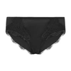 Dolce & Gabbana Satin Lace-trim Brazilian Briefs In Black