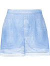 ERMANNO SCERVINO BRODERIE-ANGLAISE SHORT SHORTS