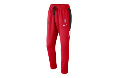 Pre-owned Nike Nba Chicago Bulls Thermaflex Showtime Pants University Red/black/white/white