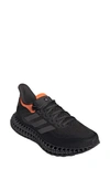 Adidas Originals 4dfwd Running Shoe In Carbon/ Night Met./ Orange