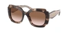 Prada Woman Sunglasses Pr 16ysf In Brown