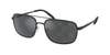 Michael Kors Grey Logo Navigator Mens Sunglasses Mk1133j 1553ai 60 In Black / Grey
