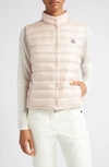 Moncler Doudoune Sans Manches Liane In Beige