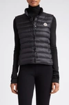 Moncler Liane Quilted Shell Down Vest In Black