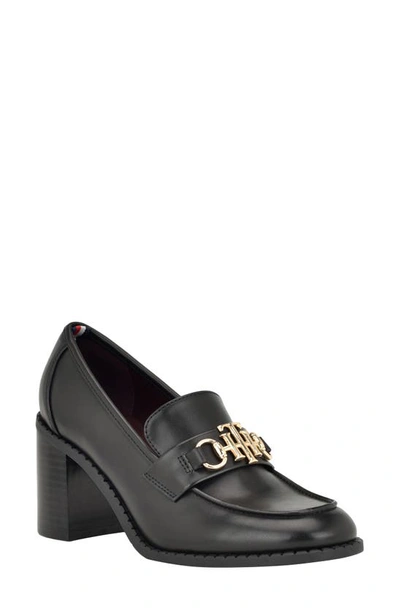 Tommy Hilfiger Hazen Loafer Pump In Black