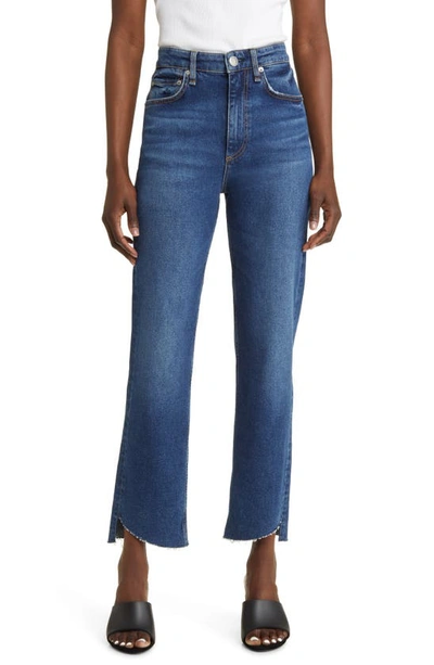 Rag & Bone Blue Harlow Jeans In Marine