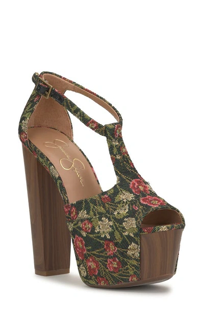 Jessica Simpson Women's Dany Sandal In Multi Textile