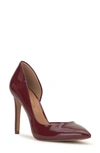 Jessica Simpson Prizma 8 Half D'orsay Pump In Malbec