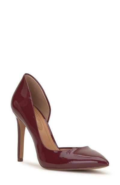 Jessica Simpson Prizma 8 Half D'orsay Pump In Malbec