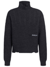 MARNI GREY VIRGIN WOOL JUMPER