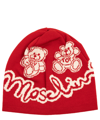 MOSCHINO TEDDY BEAR WOOL BEANIE