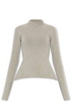 RICK OWENS RICK OWENS CURVED HEM KNITTED SWEATER